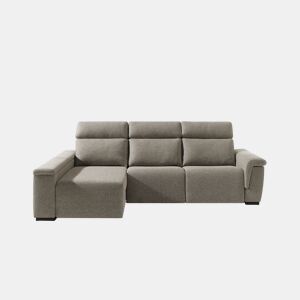 Chaise longue esquerda ADRIA relax elétrico cor vison by Conforama, photo 1