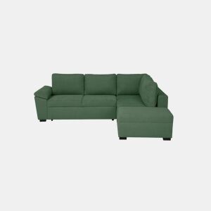 Sofá de canto reversível com cama HURLEY cor verde da Conforama, fotografia 1