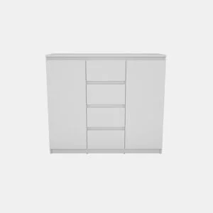Aparador com 2 portas y 4 gavetas OSLO da Conforama, fotografia 1