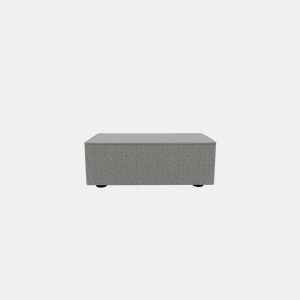 Puff LUGANO em tecido 2 cor cinza claro by Conforama, photo 1