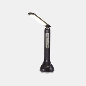 Candeeiro de secretária CHRONOS TWIN tátil LED 5W RGB preto da Conforama, fotografia 1