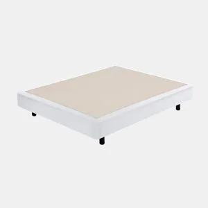 Base 200x200cm 2 unidades de 100x200cm semipele branca AREA by Conforama, photo 1