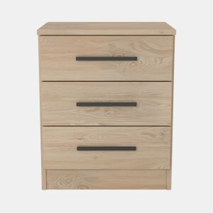 Mesa de cabeceira DREAM 3 gavetas 56x45x36cm sonoma by Conforama, photo 1