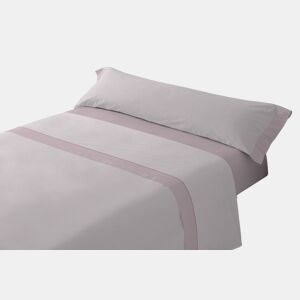 Jogo de lençóis GRECO polialgodão camas de 90 - 100cm rosa by Conforama, photo 1