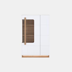 Vitrine com porta de vidro MONTREAL branco da Conforama, fotografia 1