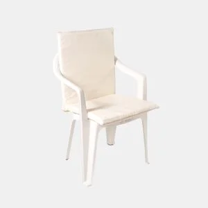 Almofada de assento SUNSET creme by Conforama, photo 1