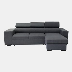 Chaise longue com cama NORWAY reversível 3 lugares cinza by Conforama, photo 1