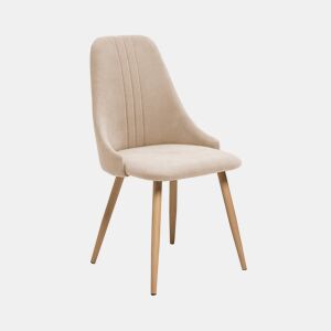 Conjunto de 4 cadeiras SEUL cor bege by Conforama, photo 1