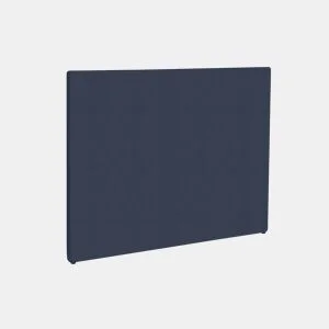 Cabeceira 200x125cm tecido azul marinho LISA MOLAFLEX by Conforama, photo 1