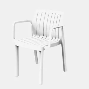 Cadeira de jardim LEA cor branco by Conforama, photo 1