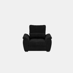Cadeirão decorativo BENSON cor preto by Conforama, photo 1