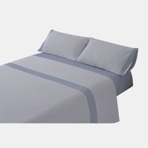 Jogo de lençóis GRECO polialgodão camas de 135 - 140cm azul by Conforama, photo 1