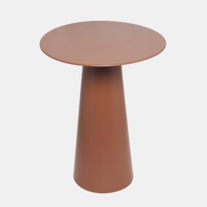 Mini mesa metálica ONA 49x38cm terracota by Conforama, photo 1