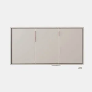 Aparador 140cm 3 portas cinza MUNAY da Conforama, fotografia 1