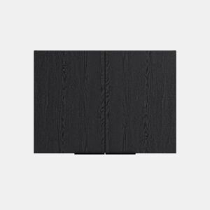 Módulo de parede ANNA 80 cm com 2 portas, preto da Conforama, fotografia 1