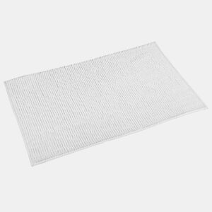 Tapete de banho poliéster CHENILLE 50x80cm cor branco by Conforama, photo 1