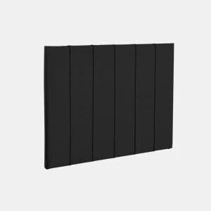 Cabeceira 150X125cm semipele preta DECO MOLAFLEX da Conforama, fotografia 1