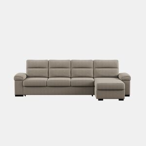 Chaise longue XL de 5 lugares reversível em cama ERIC cor vison by Conforama, photo 1