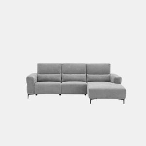 Chaise longue relax 4 lugares relax elétrica dereita cinza by Conforama, photo 1