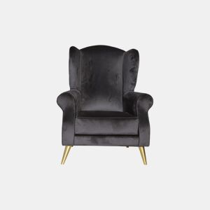 Poltrona decorativa cor preta FLORENCIA by Conforama, photo 1