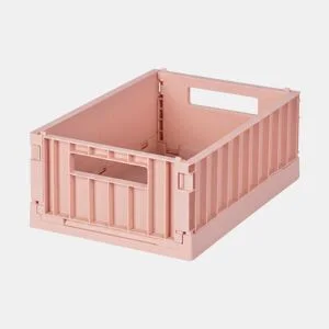 Caixa de plástico PLEGABLE I 11,8x29,5x21,2cm cor rosa da Conforama, fotografia 1