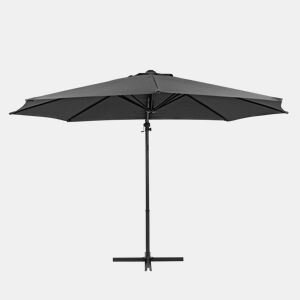 Guarda-sol ABBY 300x300x245cm cor cinzento escuro by Conforama, photo 1