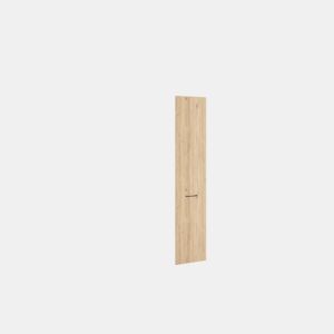 Porta lisa NATURE esquerda com puxador Less 49,2cm cor natural by Conforama, photo 1