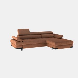 Chaise longue com cama SELVA dereita 4 lugares terracota by Conforama, photo 1