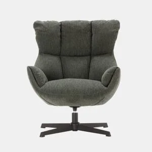 Cadeirão decorativo ODETTE cor verde by Conforama, photo 1