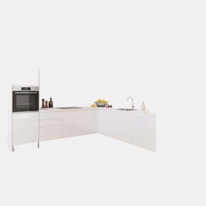 Cozinha ESENCIAL L3030 L 3x3m 22mm branco brilho sem puxador by Conforama, photo 1