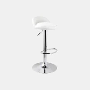 Banco ajustável SILK branco rotação e altura ajustáveis by Conforama, photo 1