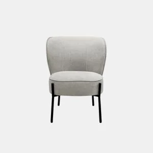 Cadeirão decorativo HESTIA cinza claro by Conforama, photo 1