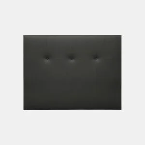 Cabeceira ATHENAS pele sintética preto 145x120cm by Conforama, photo 1