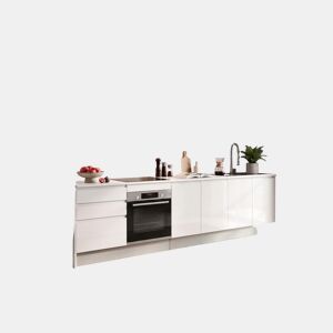 Cozinha ESENCIAL R36_2 reta 3,66m 22mm branco brilho sem puxador da Conforama, fotografia 1
