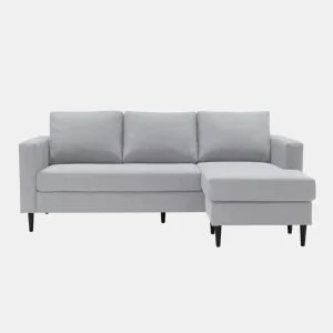 Chaise longue CRUSH reversível 3 lugares cinza claro by Conforama, photo 1