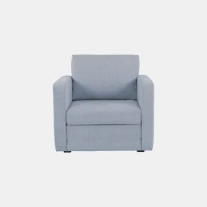 Cadeirão com cama EVAN cor prata da Conforama, fotografia 1