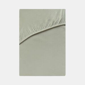 Lençol de baixo VICTORIA 100% algodão para cama 150cm cor verde by Conforama, photo 1