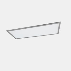 Plafon LED GAMMA 33,5w 80x29,5cm prateado da Conforama, fotografia 1