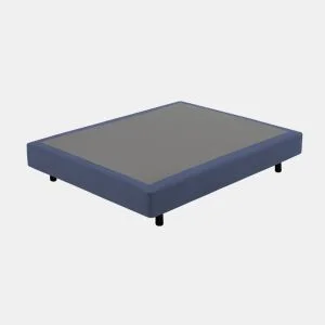 Base 90x190cm tecido na cor azul marinho AREA MOLAFLEX da Conforama, fotografia 1