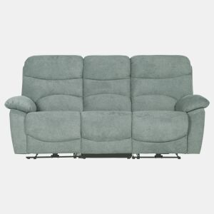 Sofá 3 lugares 2 assentos relax elétricos ESPRIT cinza verde by Conforama, photo 1