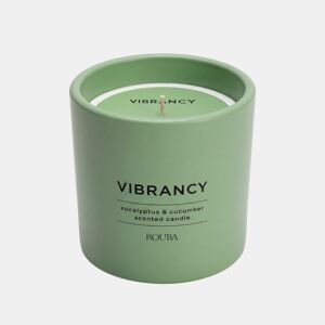 Vela perfumada WELLNESS eucalipto e pepino 8,5x9,5cm da Conforama, fotografia 1