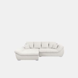 Chaise longue com cama e arca EDEN esquerda 4 lugares branco da Conforama, fotografia 1