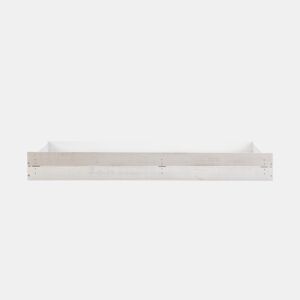 Gaveta cabana JEREMIEL 90cm branco rústico e cinza claro da Conforama, fotografia 1