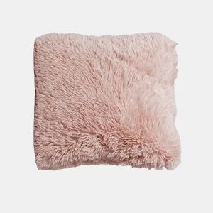 Almofada Shaggy NEW LUXURY 45x45cm cor rosa by Conforama, photo 1