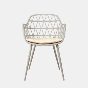 Conjunto de 2 cadeiras de cozinha fixas NEST cinza claro by Conforama, photo 1