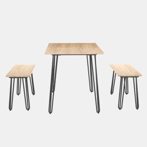 Conjunto de mesa com 2 bancos LANAI by Conforama, photo 1