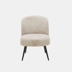 Cadeirão decorativo KITTY cor bege by Conforama, photo 1