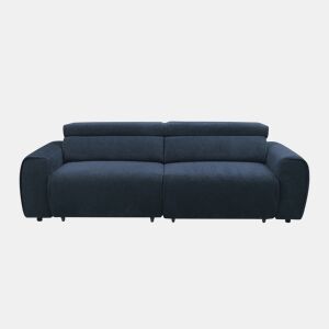 Sofá 3 lugares e 2 assentos deslizantes LOAN XL cor azul escuro by Conforama, photo 1