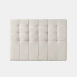 Cabeceira modelo Aura na cor branco 195x120x7cm da Conforama, fotografia 1