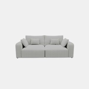 Sofá VERONA de 3 lugares em L tecido 2 cor cinza claro by Conforama, photo 1